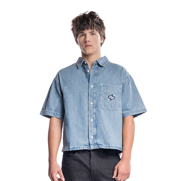 Camisa Cyrus para hombre color denim