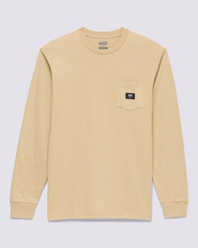 Woven Patch Pocket Long Sleeve Tshirt