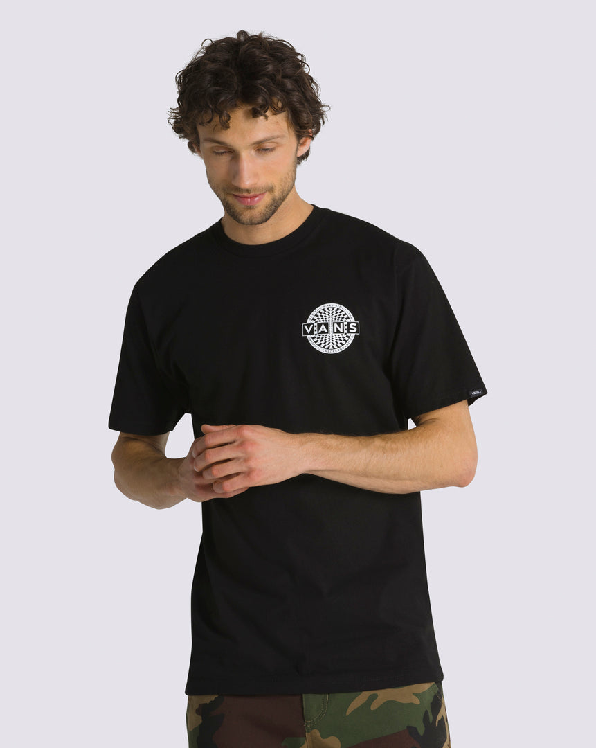 Warped Checkerboard Logo Short Sleeve Tshirt