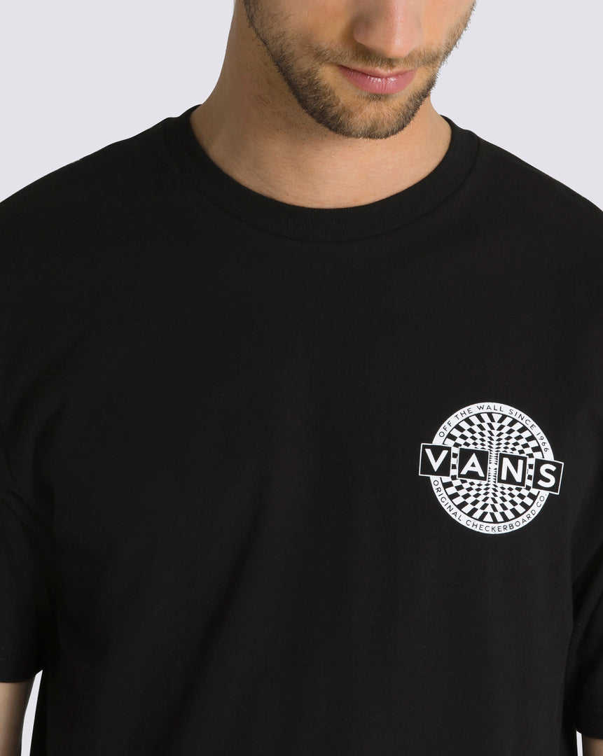 Warped Checkerboard Logo Short Sleeve Tshirt