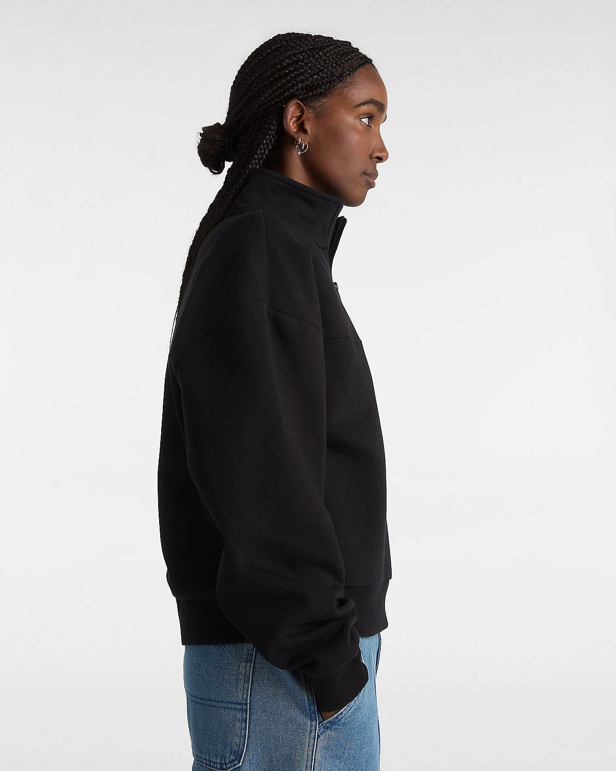 Sweater Leighton Mock Neck Fleece