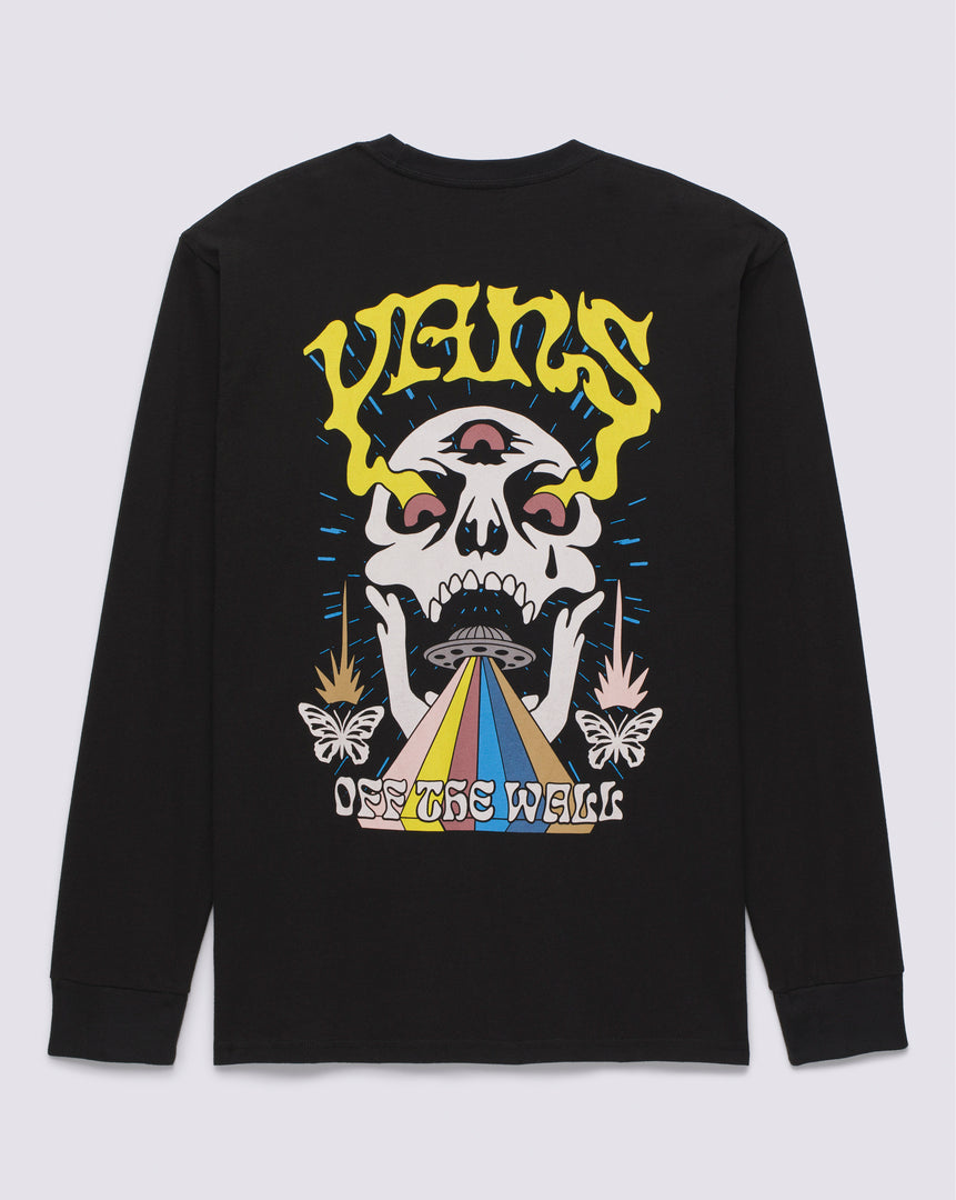 Skull Saucer Long Sleeve Tshirt