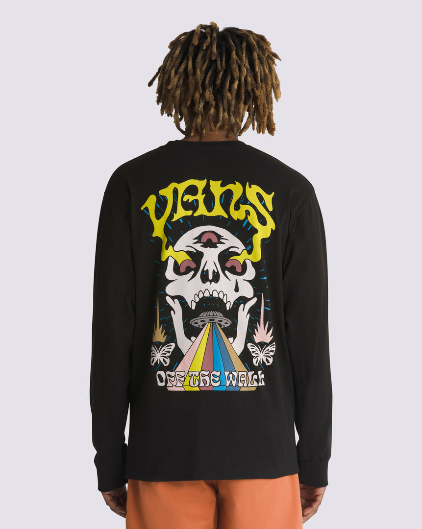 Skull Saucer Long Sleeve Tshirt