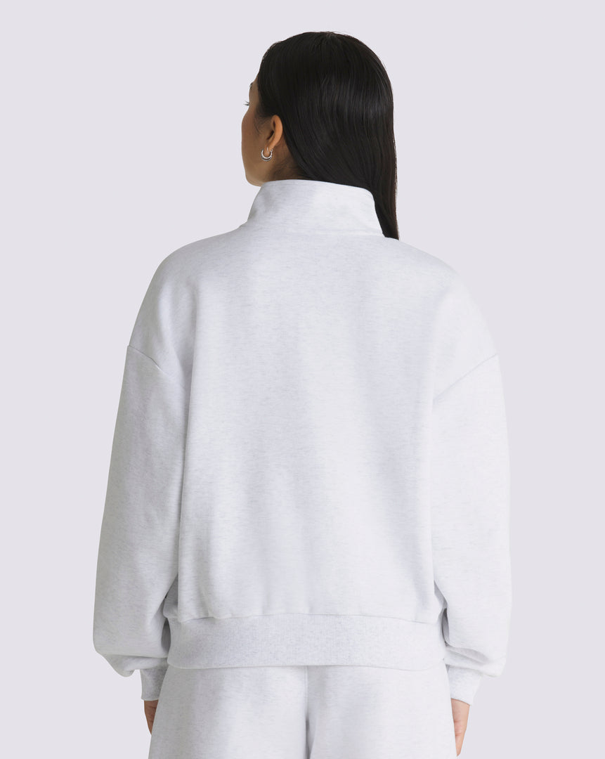 Elevated Double Knit Mock Neck Sweater