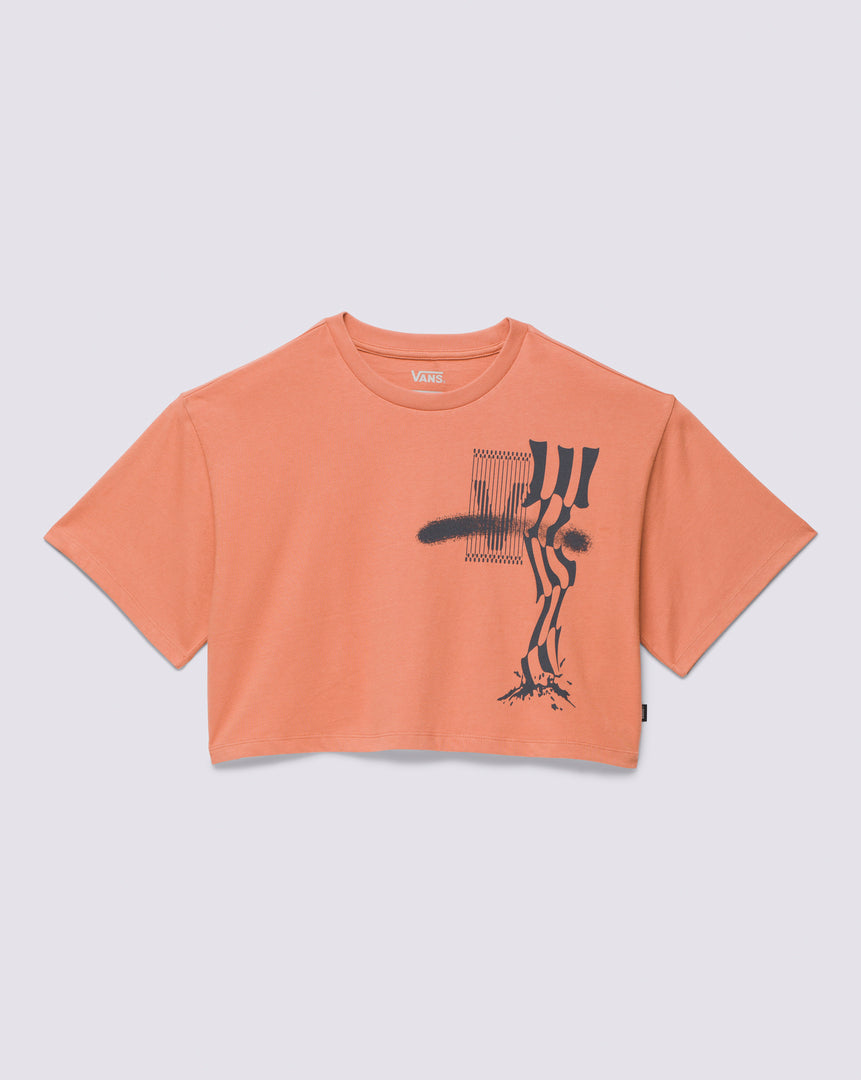 V-Line Relax Crop Tshirt