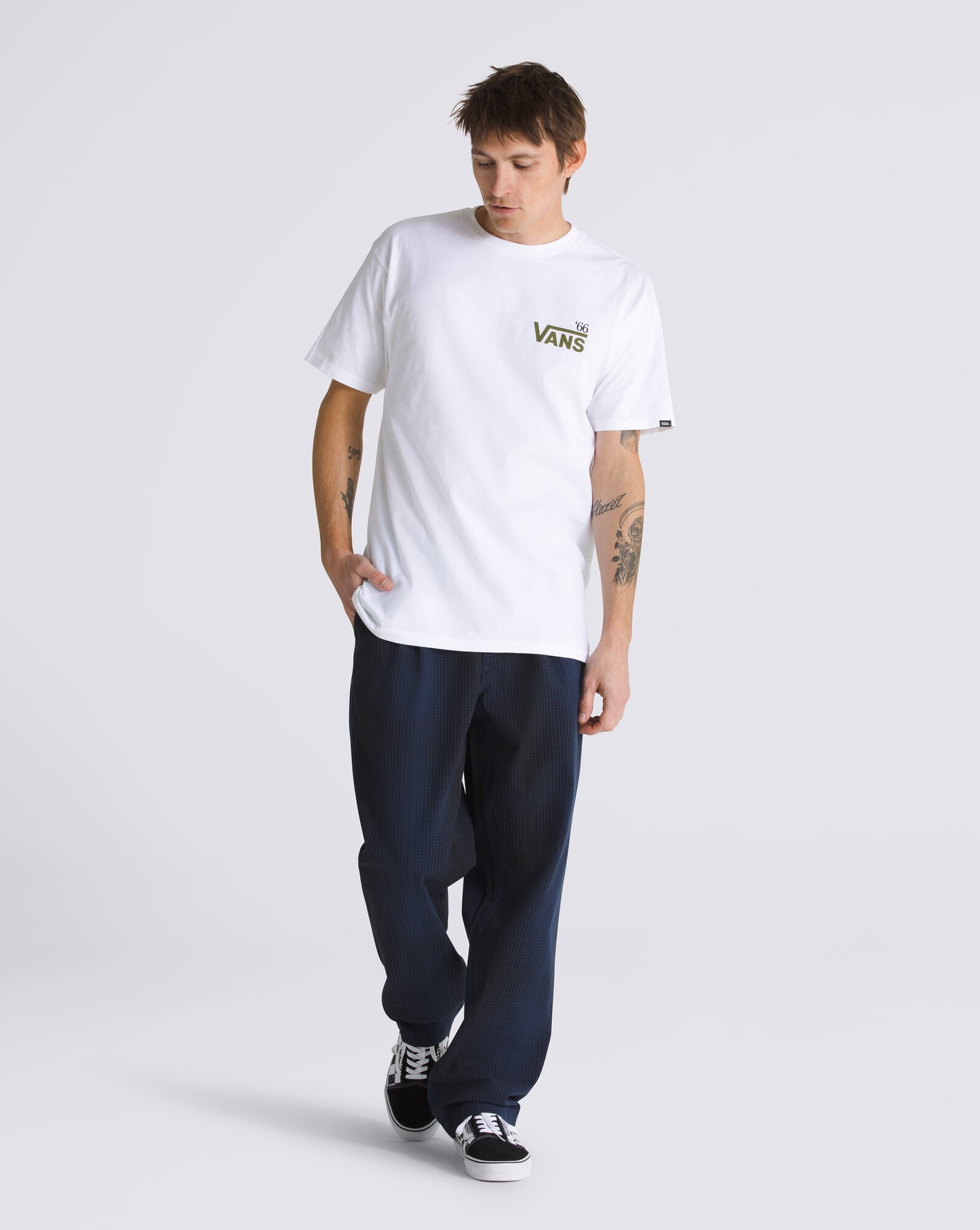 Authentic Chino Loose Tapered Plaid Pant