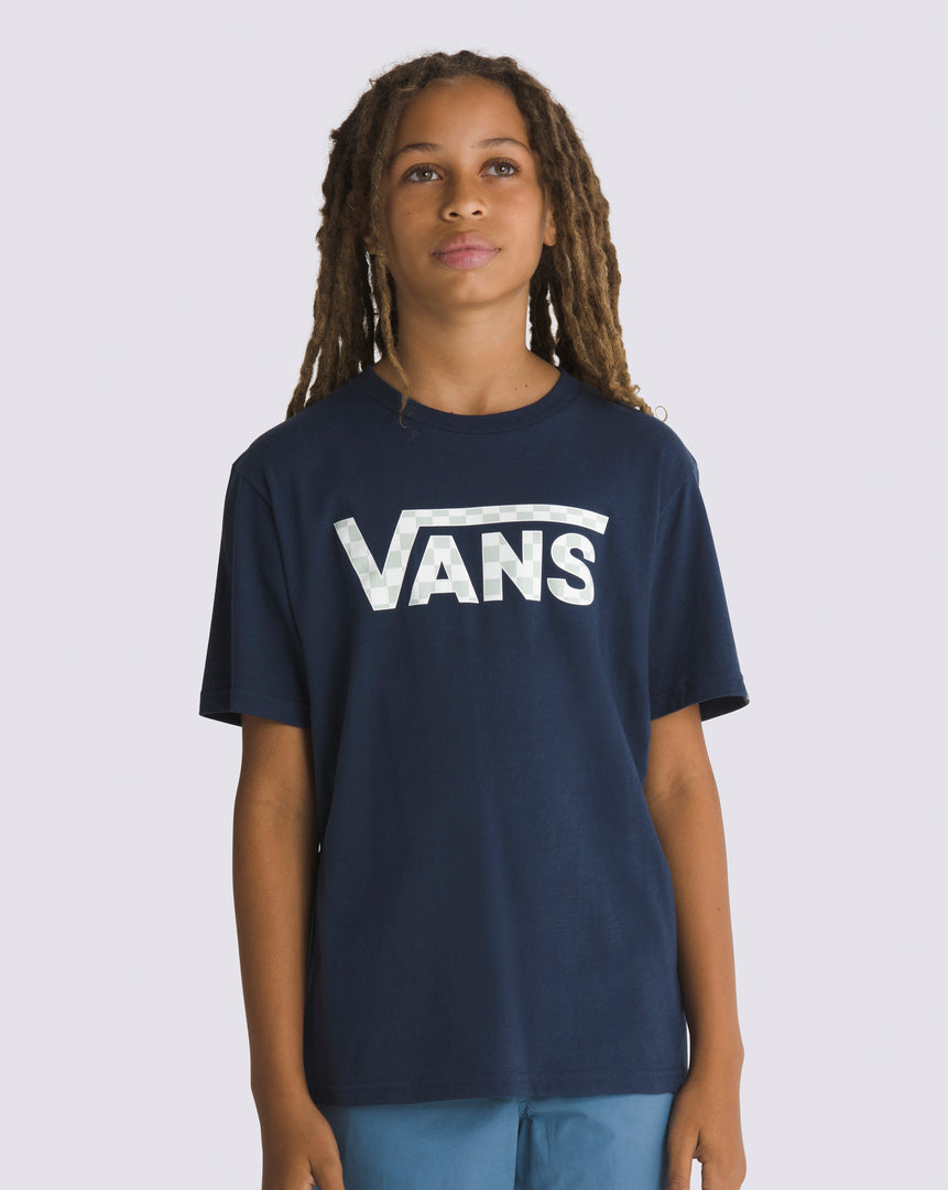 Boys Vans ClaShort Sleeve Tshirtic Logo Fill Tshirt